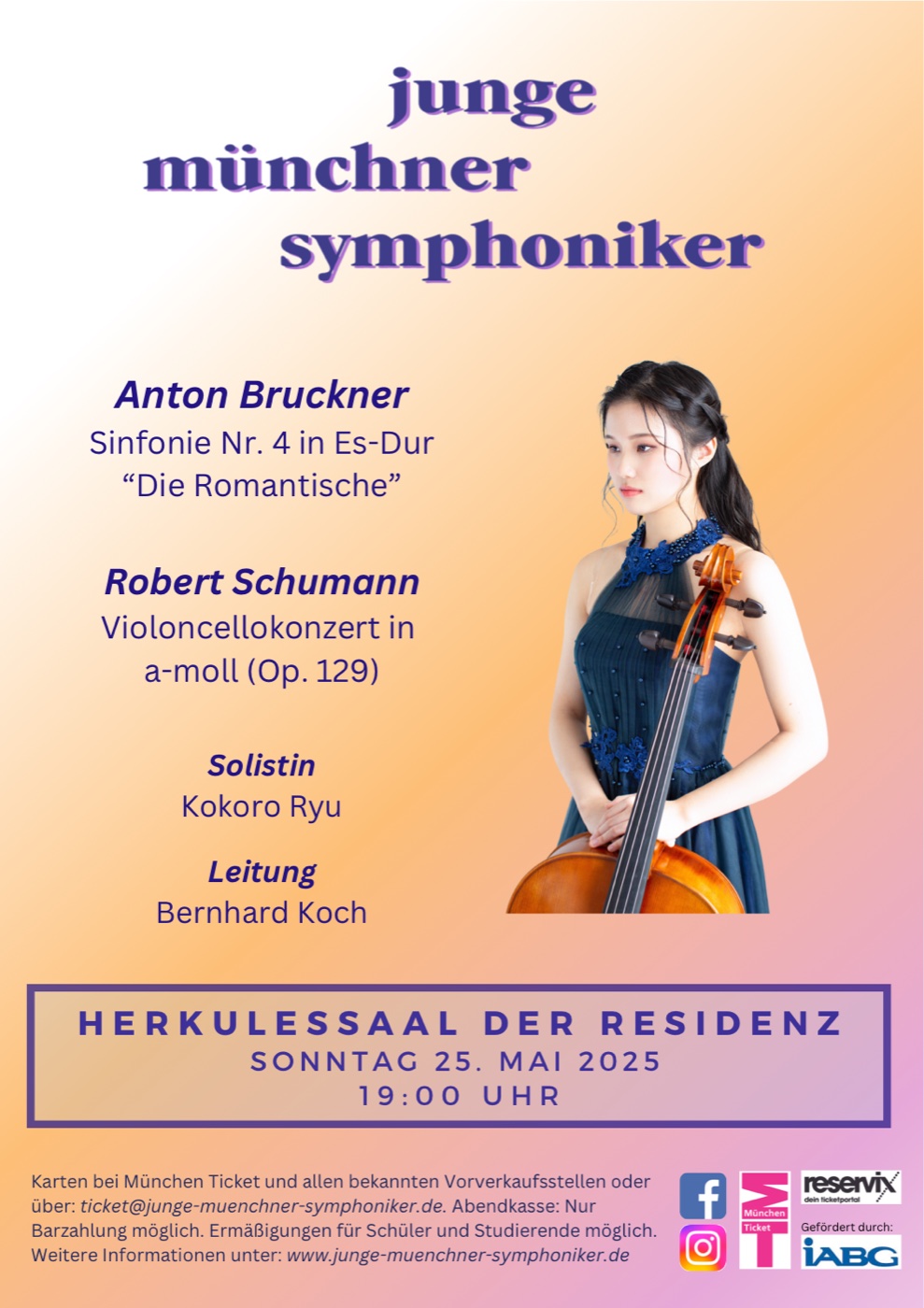 Flyer Frühjahrskonzert 2025