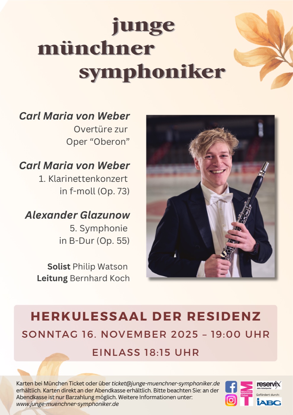 Flyer Herbstkonzert 2025